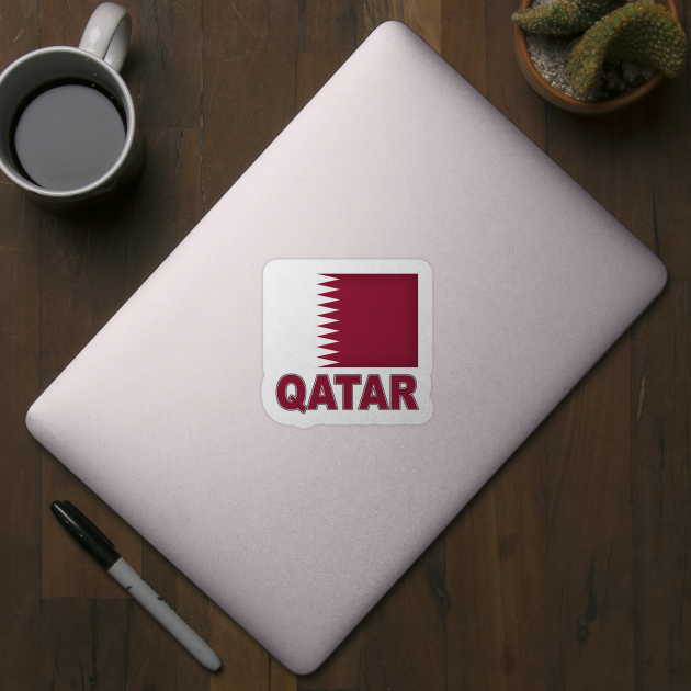 The Pride of Qatar - Qatari National Flag Design by Naves